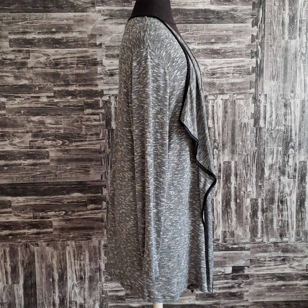 Style & Co X Large Black wrap Cardigan sweater New - Picture 2 of 10